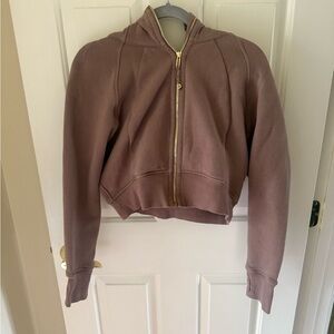 lululemon athletica Cropped Scuba zip up